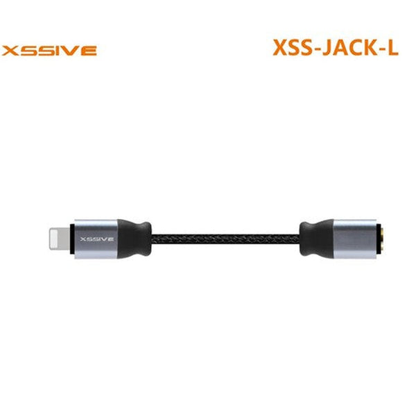 XSSIVE Lightning Naar 3.5MM Audio Jack - Zwart