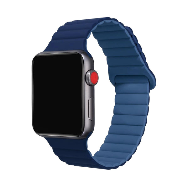 CELLY Apple Watch Band 42/44/45mm - Licht- en Donkerblauw