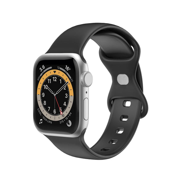Celly WBANDSIL - Apple Watch Band 42/44/45MM SILIC Black