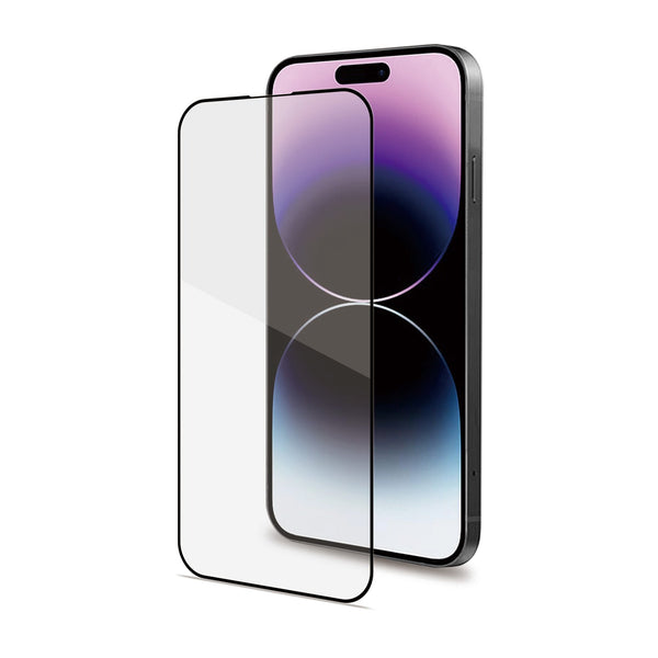 Screenprotector iPhone 15 Pro Max - Transparant met Zwart randen