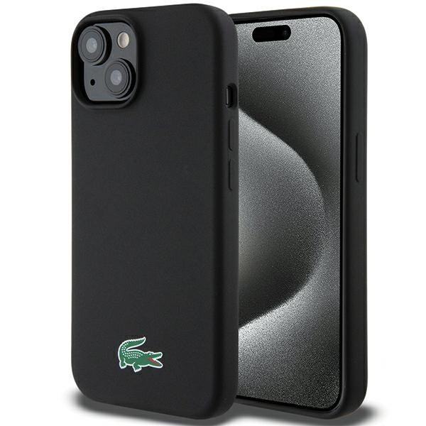 Lacoste MagSafe Hoesje iPhone 15 Plus/ 14 Plus - Zwart