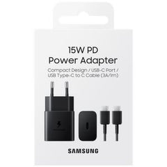 Samsung EP-T1510 15W Charger with Type - C cable black Blister