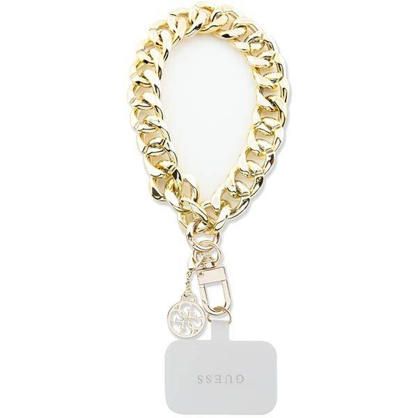 GUESS HDSP LARGE CHAIN W/ 4G CHARM GOLD